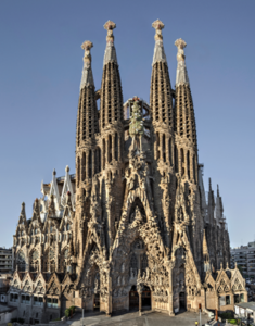 Sagrada Família. Façana del Naixement